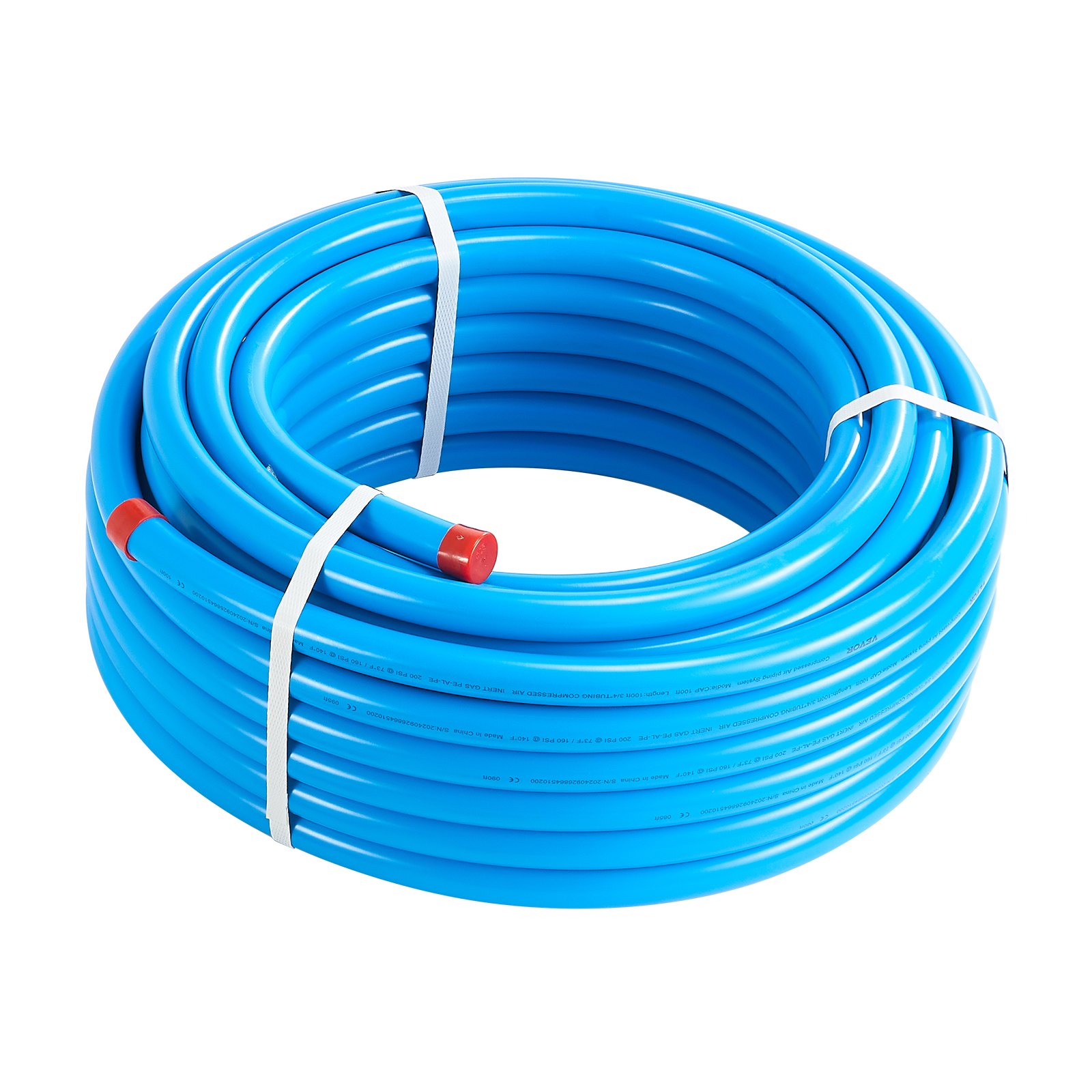 VEVOR 30.5m x 19mm HDPE-Aluminum Compressed Air Line Kit - Leak-Proof, Pressure-Resistant Pipe System for Garages & Workshops — Attēls 9