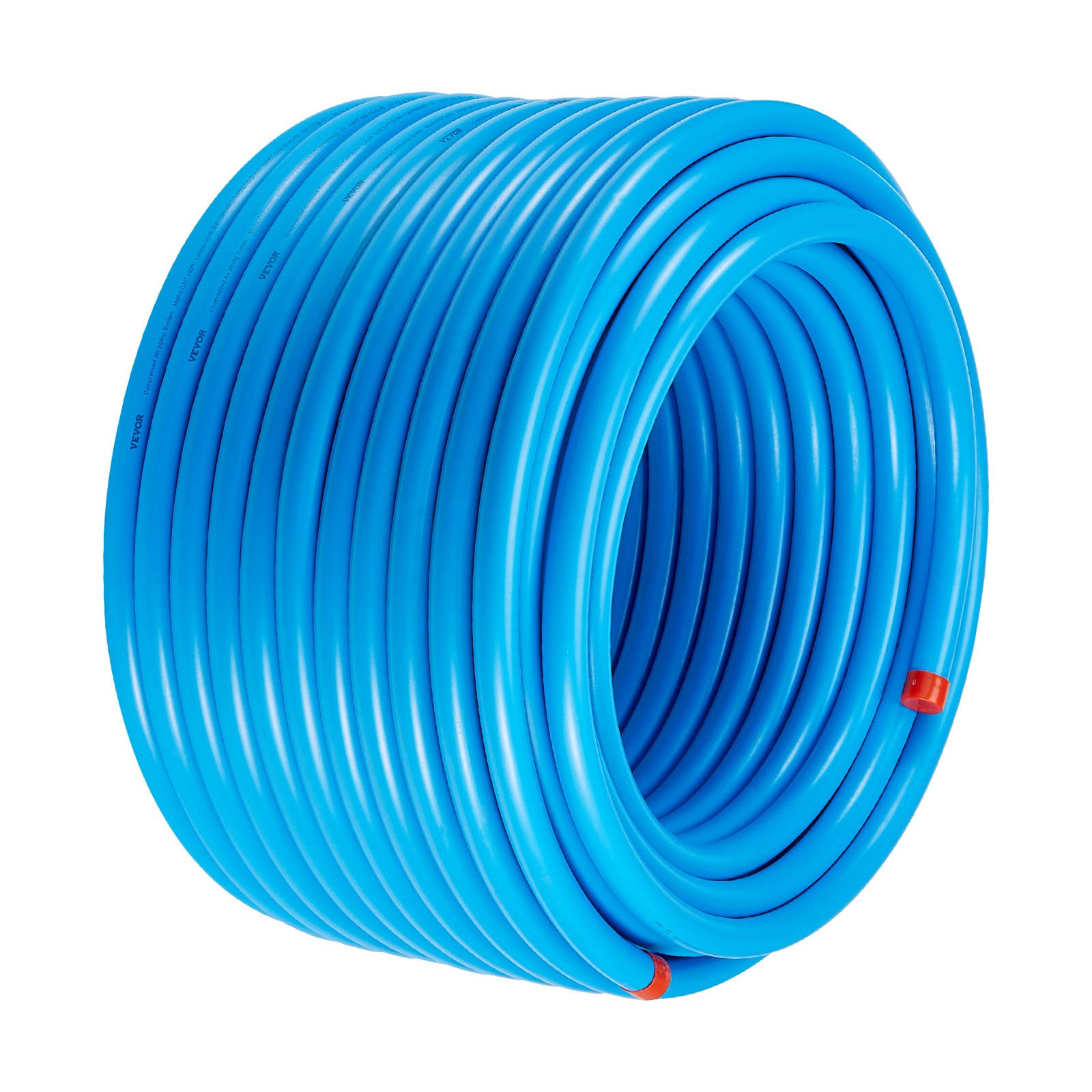 VEVOR 60m x 19mm HDPE-Aluminum Compressed Air Line Kit, Leak-Proof Piping System with Fittings for Garages & Workshops, Blue — Attēls 11