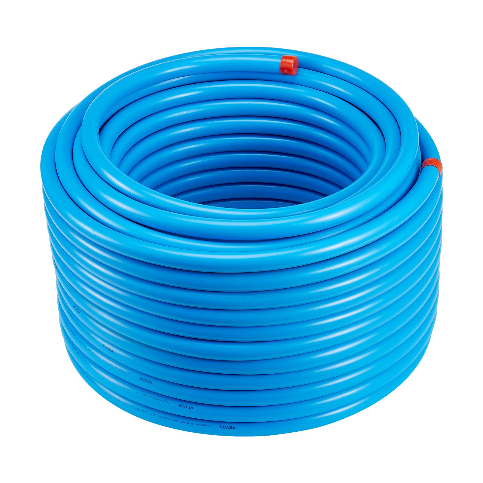 VEVOR 60m x 19mm HDPE-Aluminum Compressed Air Line Kit, Leak-Proof Piping System with Fittings for Garages & Workshops, Blue — Attēls 9