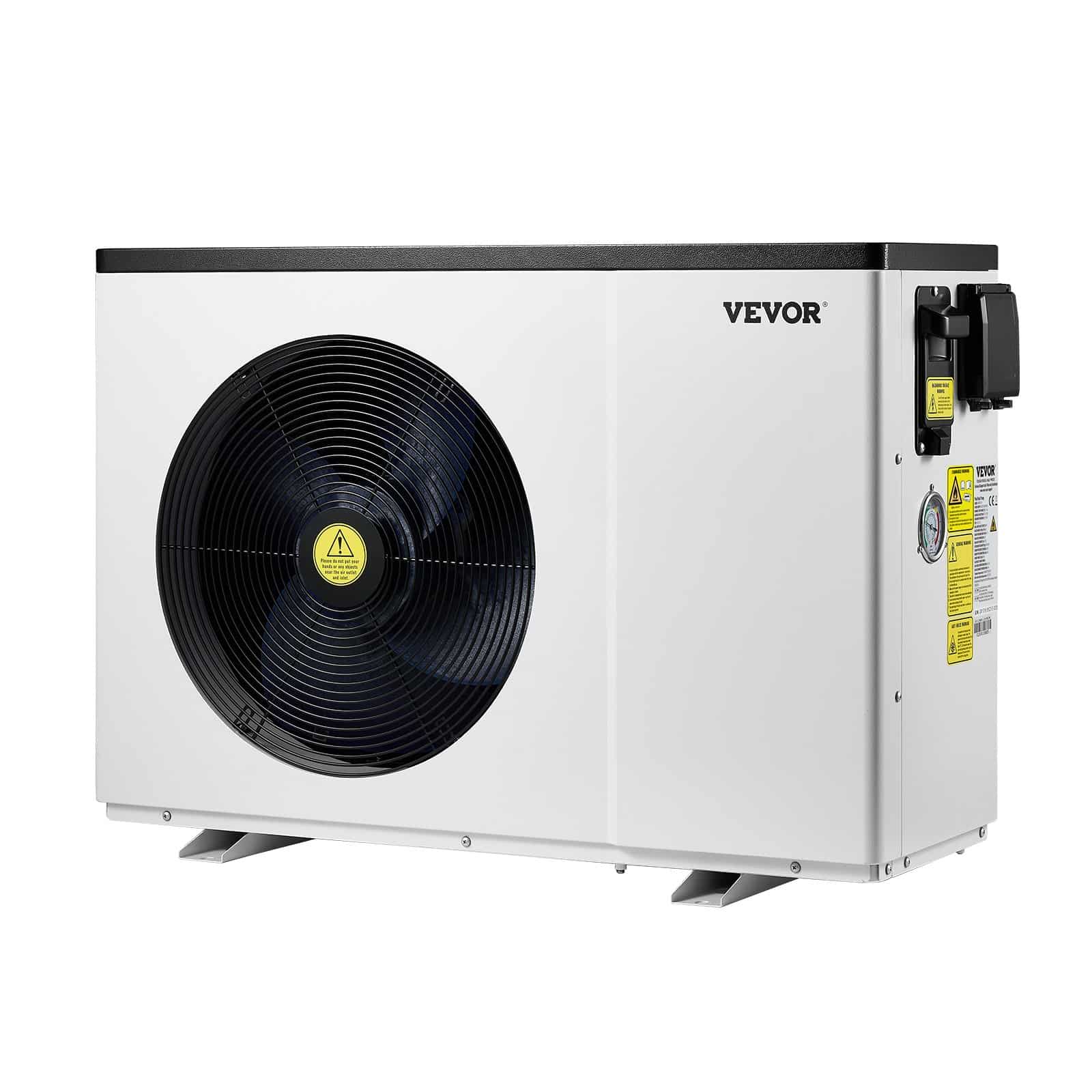 VEVOR Electric Pool Heat Pump 2.51–11.38kW, Energy-Efficient Heater & Cooler for 25–50m³ Pools, 220–240V Quiet Inverter — изображение 11