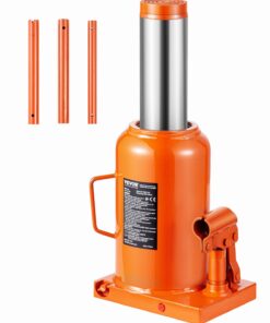 VEVOR 50 Ton Hydraulic Bottle Jack, 280–440 mm Lifting Range, 3-Section Handle, Heavy-Duty Car & Truck Lifter