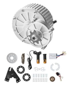 VEVOR 450W 36V Electric Brushed DC Motor Kit with Controller & Throttle – 3000rpm for E-Bike, Scooter, Go-Kart, DIY Vehicles