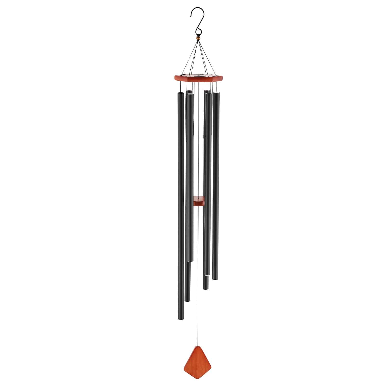 VEVOR 152 cm Deep Tone Wind Chimes with 6 Aluminum Tubes, Bronze Outdoor Memorial Wind Chime for Garden, Patio, Porch - Image 10