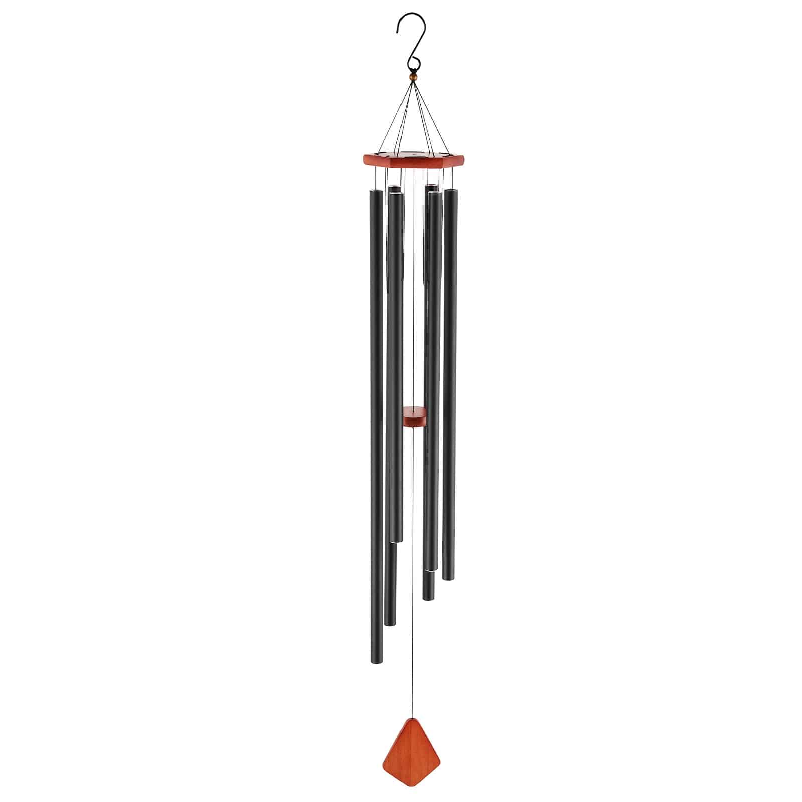 VEVOR 152 cm Deep Tone Wind Chimes with 6 Aluminum Tubes, Bronze Outdoor Memorial Wind Chime for Garden, Patio, Porch - Image 11