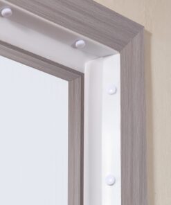 VEVOR 10.4m Universal Garage Door Seal Strip Set – TPE Top & Side Weatherproofing with Adhesive & Screws, White