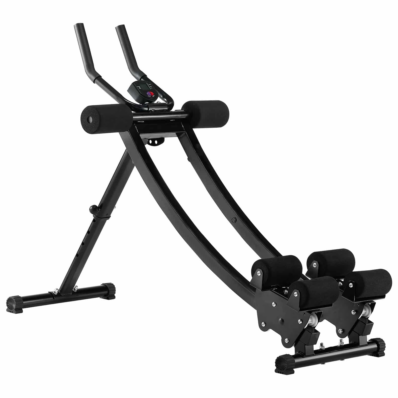 VEVOR Foldable Ab Cruncher with Dual Tracks, Adjustable Core Trainer for Home Gym, 200kg Capacity, 16 Resistance Levels - Зображення 9