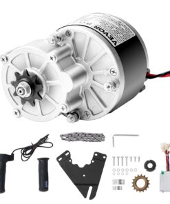 VEVOR 250W 24V Brushed DC Motor Kit with Speed Controller & Throttle - DIY Electric Kit for E-Bike, Scooter, Go-Kart, Motorcycle