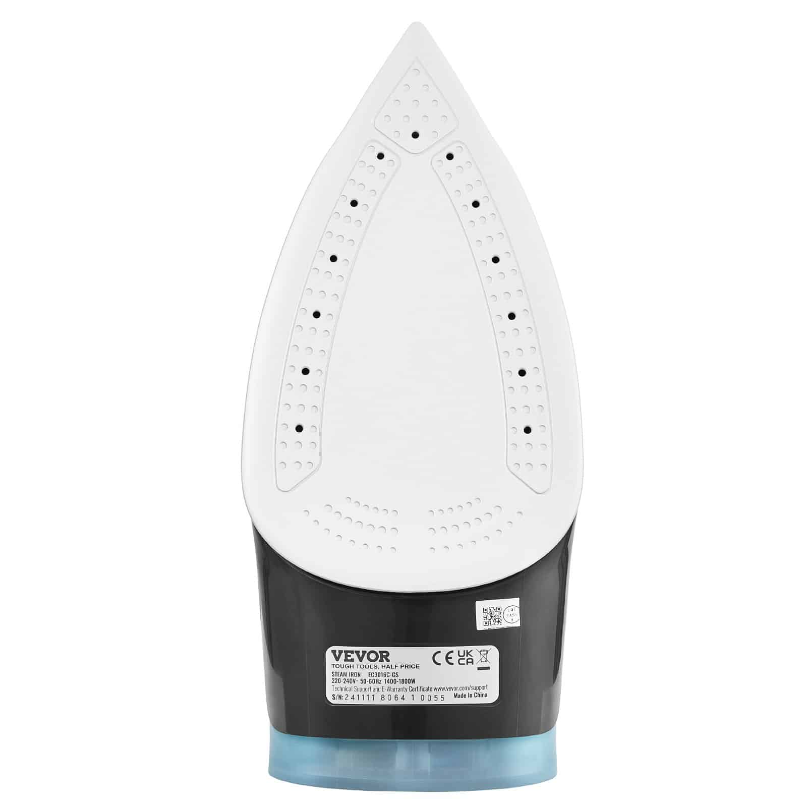 VEVOR 1600W Steam Iron with PTFE Soleplate, Auto Shut-Off, Anti-Drip, 180g/min Steam Boost, 4 Temp Settings, Self-Clean - Pilt 11
