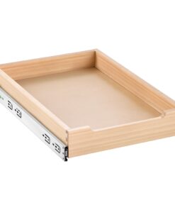 VEVOR выдвижной ящик 36x53 см из дерева с мягким закрытием, прочная раздвижная полка для кухни и ванной