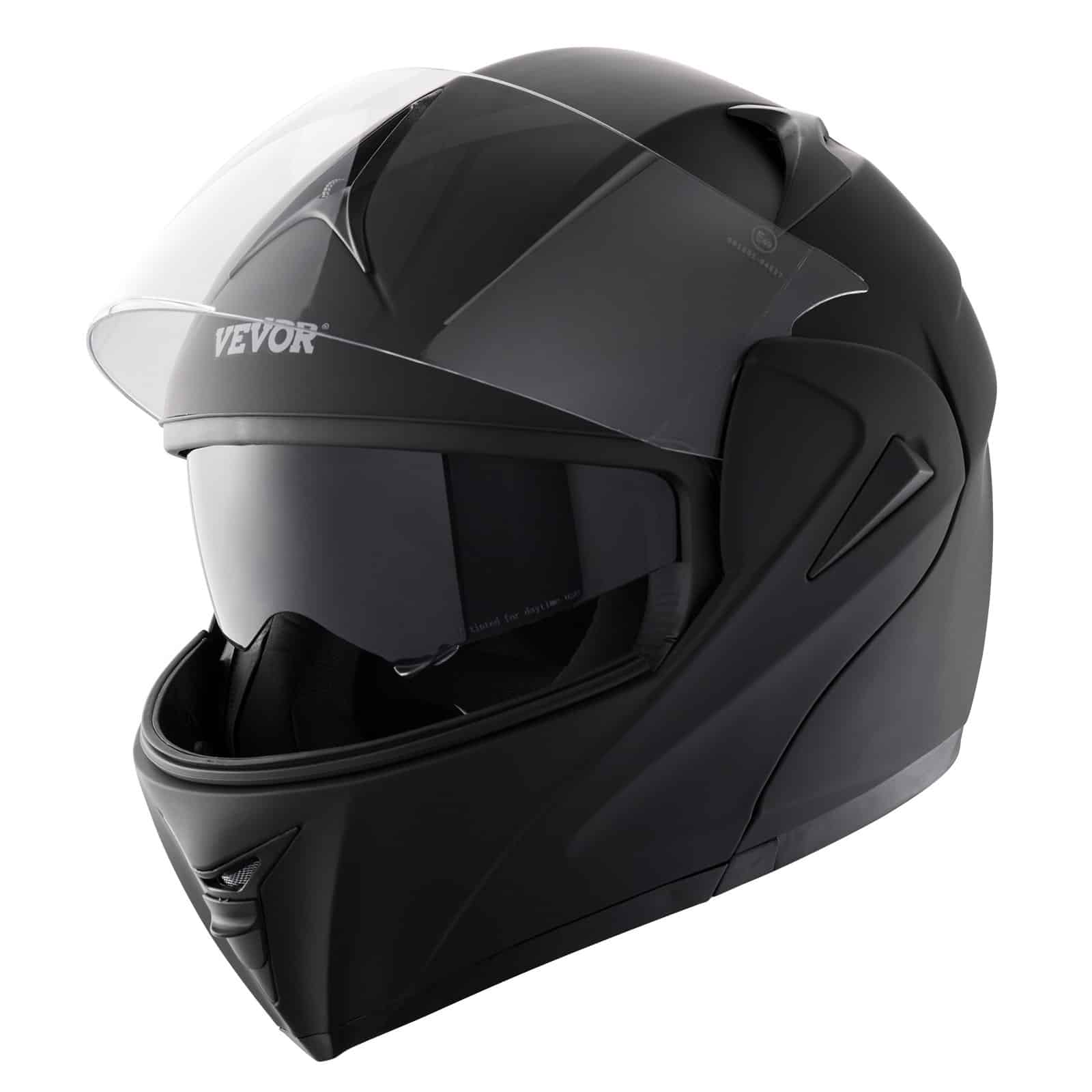 VEVOR Smart Motorcycle Helmet for Youth & Adults, ECE/DOT Approved ABS Shell, Interchangeable Lenses, Built-in Sun Visor