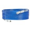 VEVOR 15.2m Airless Paint Sprayer Hose, 1/4in, 300bar High Pressure Flexible Hose with Steel Wire Braid for Spray Guns