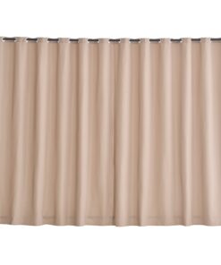 VEVOR Portable Room Divider with Wheels, 308.5x45x245.5 cm Privacy Screen, Freestanding Curtain Panel for Home & Office, Brown