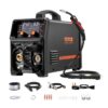 VEVOR 200A 4-in-1 MIG Welder with LCD Display – Gas/Flux Core MIG, Stick, Lift TIG, IGBT Inverter, 15mm Thickness