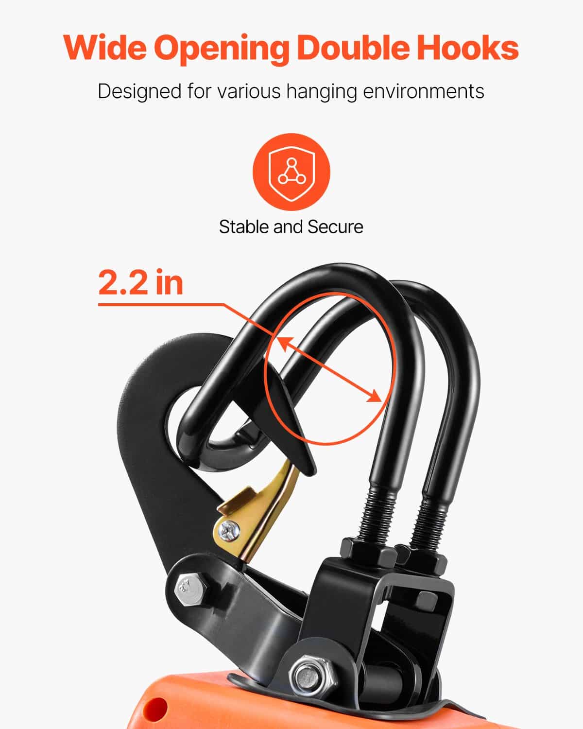 VEVOR 3-in-1 Electric Hoist Winch 500 kg, 1500W Motor, 9.1 m Lift, 4.9 m/min Speed, Wired & Wireless Remote for Lifting & Towing — изображение 4