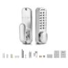 VEVOR Mechanical Keyless Door Lock, Waterproof Zinc Alloy Code Lock for 35–65 mm Doors, Single-Side Entry for Home & Outdoor Use