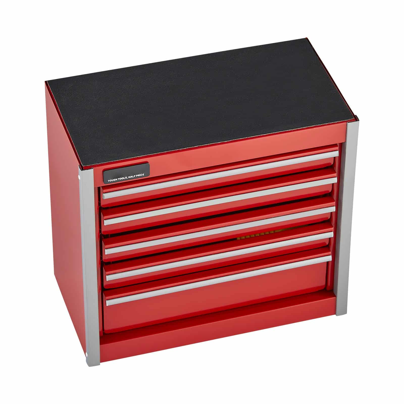 VEVOR Portable Metal Tool Box with 5 Drawers, Small Steel Chest with EVA Liners, 22 cm, Red, Ideal for Tools & Storage — attēls 12