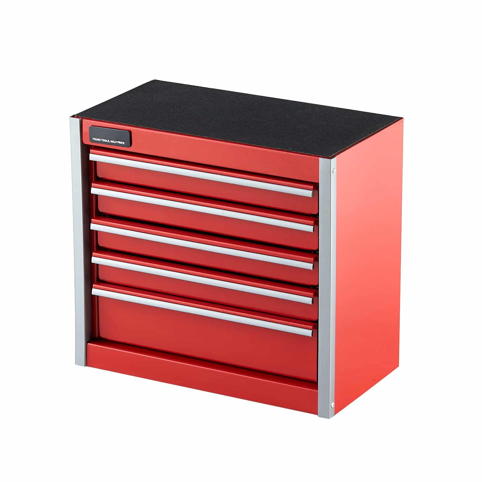 VEVOR Portable Metal Tool Box with 5 Drawers, Small Steel Chest with EVA Liners, 22 cm, Red, Ideal for Tools & Storage — attēls 9