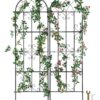 VEVOR Metallist Aiatrepp 180x51 cm, 2 tk Roostevaba Taimetugi Roosidele, Kurkidele, Clematisele, Õuekaunistus