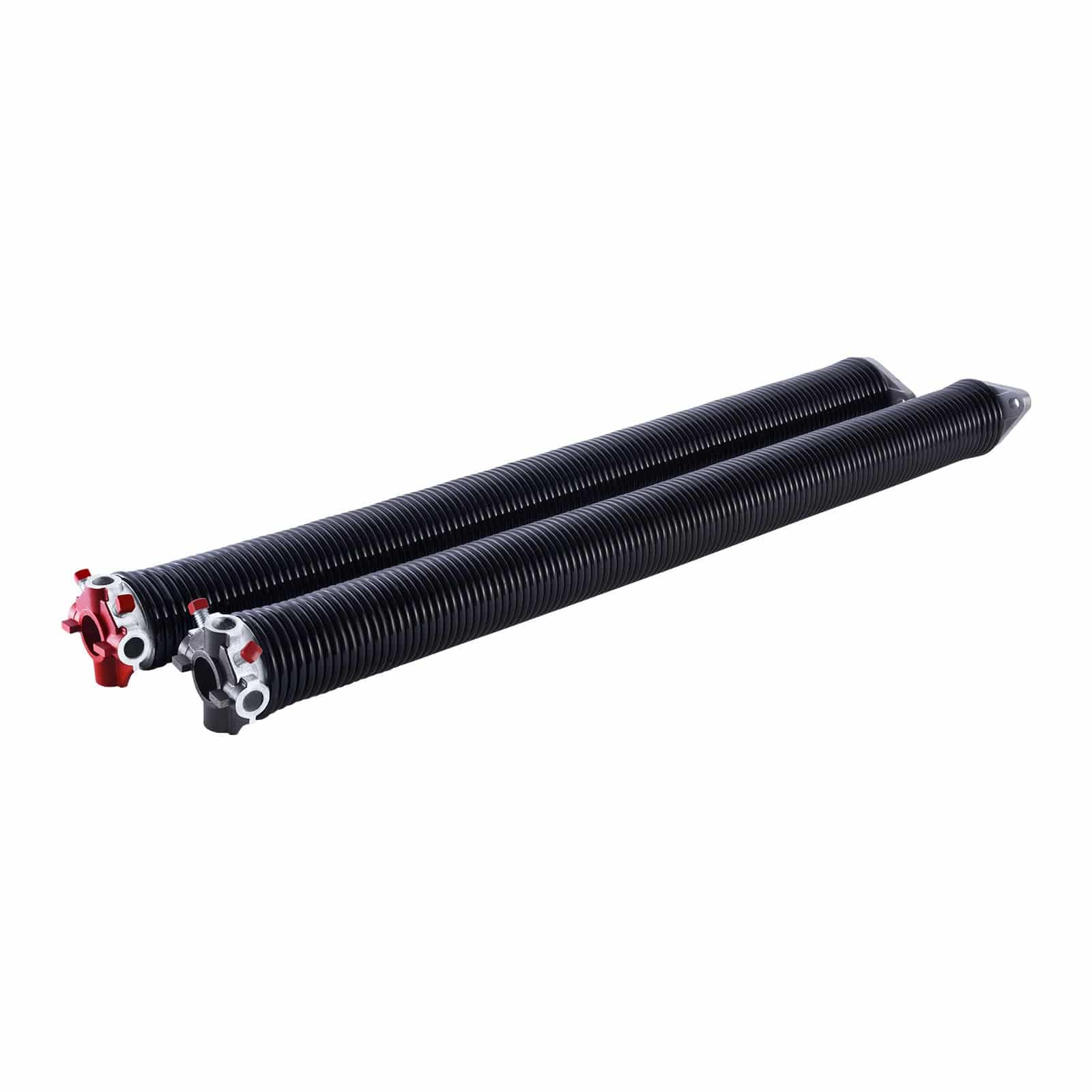 VEVOR Garage Door Torsion Springs Pair, 5.94mm x 50.8mm x 711mm, 16000 Cycles, with Tools & Gloves, Black Coated Steel - Image 9