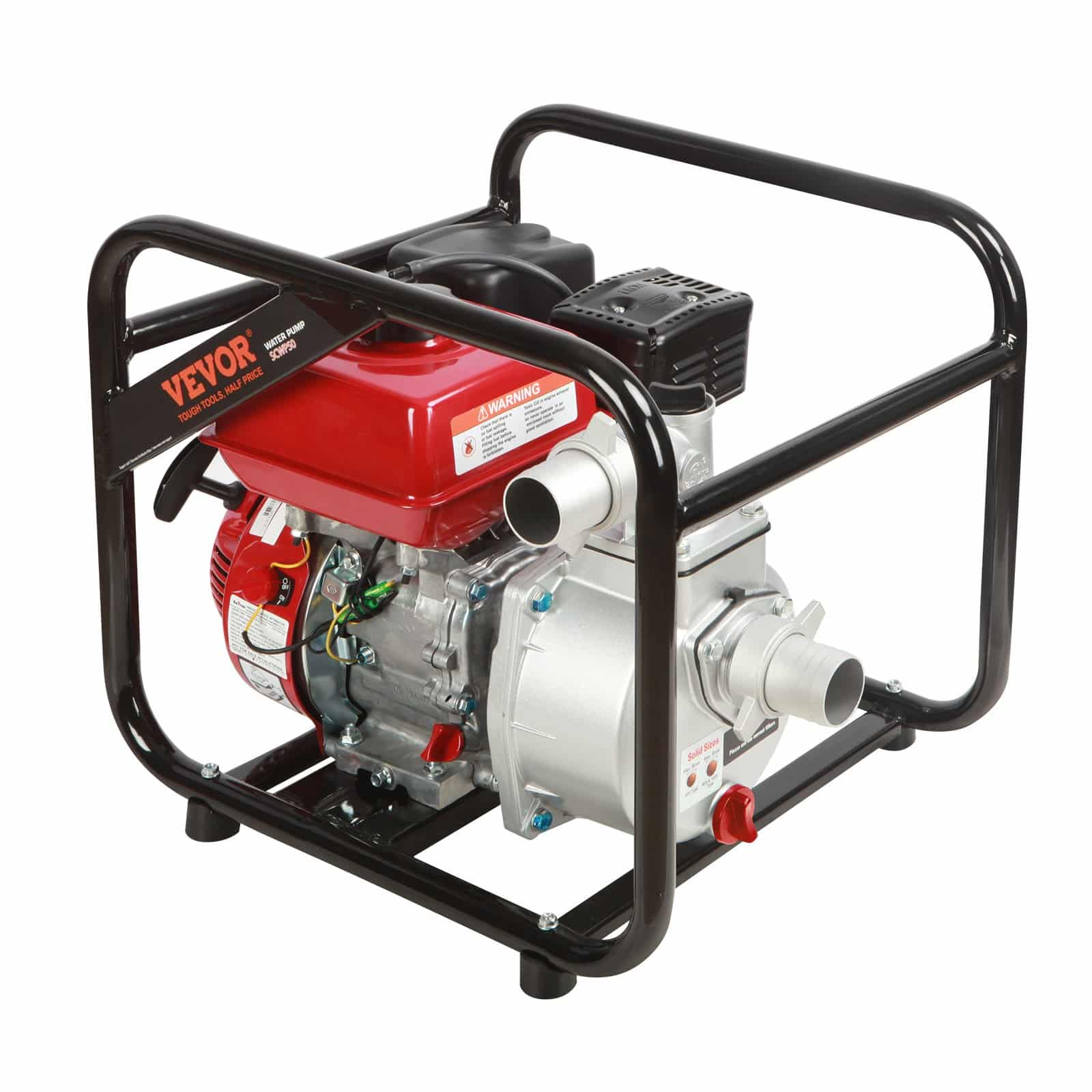 VEVOR 2-Inch Gasoline Water Pump, 5kW 537L/min, 45m Lift, 6.7m Suction, 4-Stroke High Pressure Portable Pump for Irrigation — изображение 10