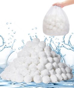 VEVOR 1.6 kg Reusable Polyester Pool Filter Balls for Sand Filters with Wash Bag, for Pools, Aquariums & Tanks