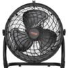 VEVOR 14-Inch High Velocity Floor Fan, 3-Speed, 2520 m³/h Airflow, 360° Tilt, Quiet Industrial Metal Fan for Home & Commercial Use