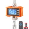VEVOR Digital Crane Scale 1000 kg, Heavy Duty Hanging Scale with Remote, LCD Display, Cast Aluminum, for Industry & Hunting