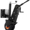 VEVOR Adjustable Trailer Dolly 227kg Capacity, 33–59cm Height, 9in Pneumatic Tires, Manual/Electric Drive for RV/Boat Moving