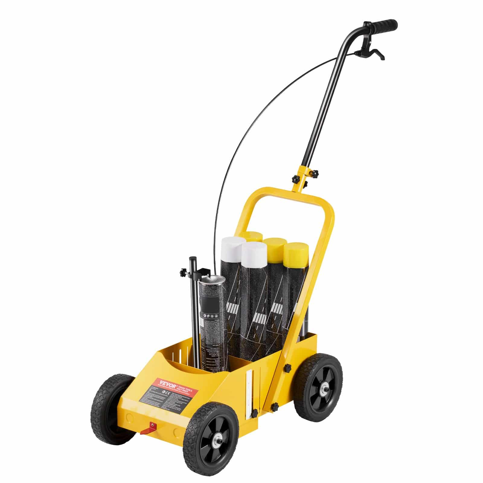 VEVOR Striping Line Marking Machine, 61x33x90 cm, 4-Wheel Adjustable Width, Heavy-Duty for Roads, Parking Lots, Sports Fields - Image 11