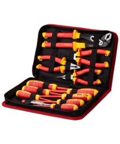 VEVOR 12-Piece 1000V Insulated Electrician Tool Set with Magnetic Screwdrivers, Pliers & Tool Bag for Professional Use