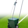 VEVOR Dry Line Marker with 2 Wheels, Adjustable 5–10 cm Line Width, 11.3 kg Capacity, for Baseball & Softball Fields, Green