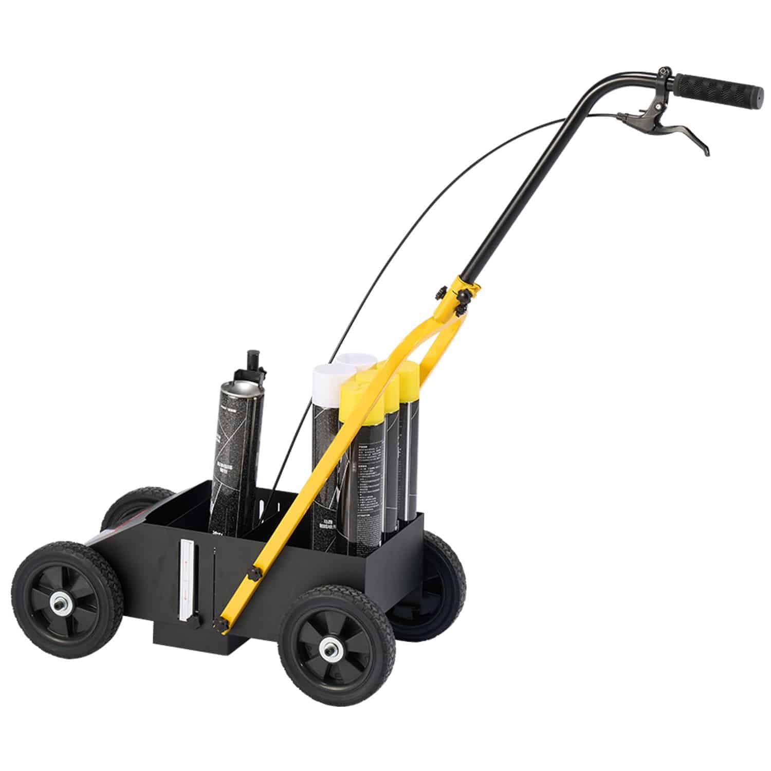 VEVOR Line Marking Machine 61x33x90cm, 4-Wheel Adjustable 5–10cm Striping Width, for Parking, Roads, Sports Fields, Black - Image 12