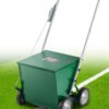 VEVOR 4-Wheel Adjustable Dry Line Marker, 29.5 kg Capacity, 5 or 10 cm Lines, for Baseball & Softball Fields, Green