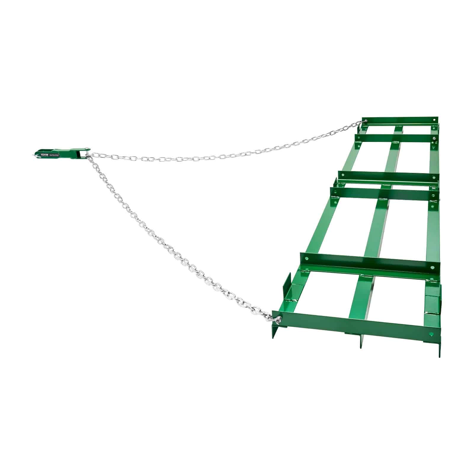 VEVOR 2.4 m Heavy Duty Tow-Behind Drag Harrow with Adjustable Bars & 1.8 m Chain – Lawn, Gravel, and Driveway Leveling Rake — attēls 9