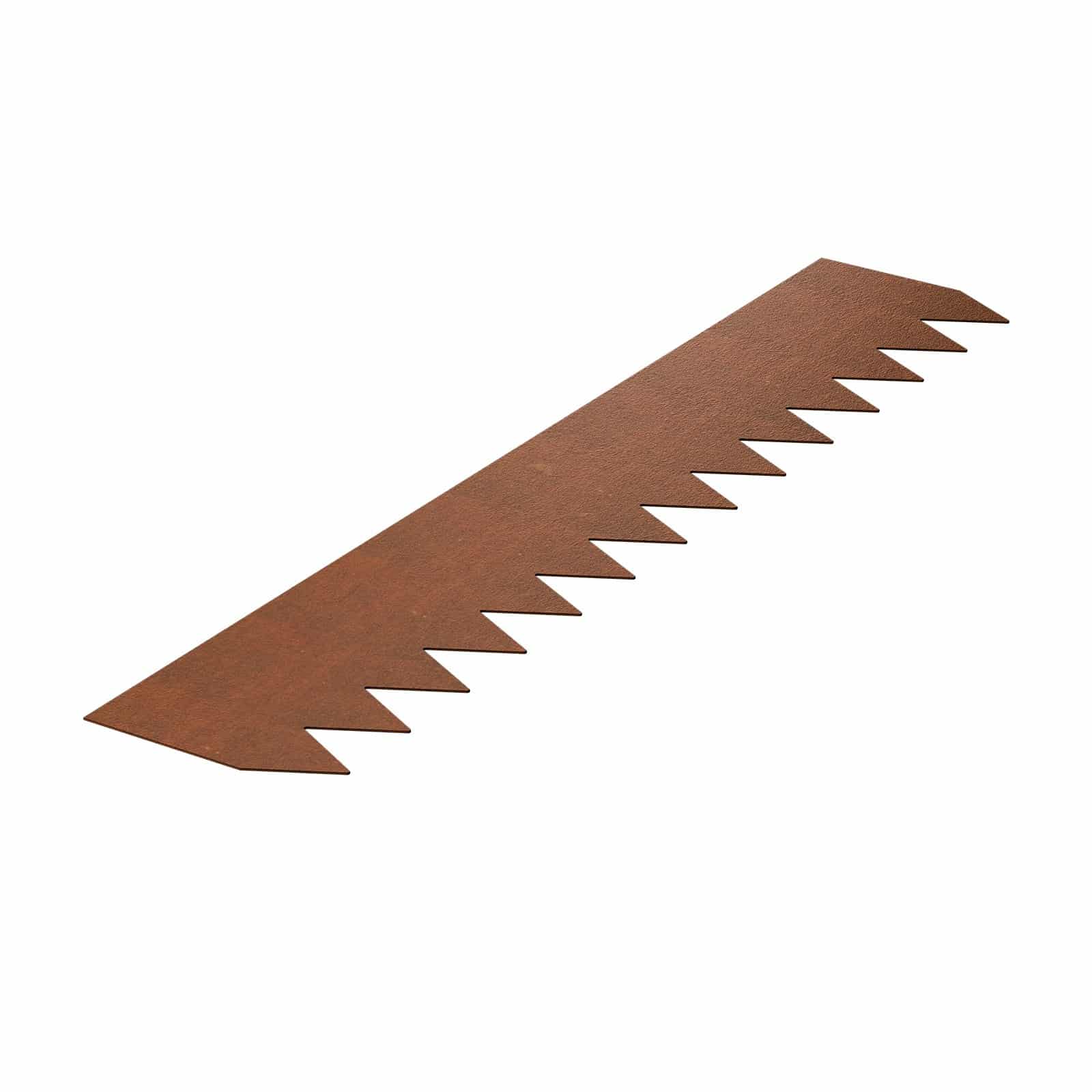 VEVOR Steel Garden Edging, 6-Pack 101x20 cm Weather-Resistant Bendable Metal Lawn Border for Flower Beds & Pathways - Pilt 9