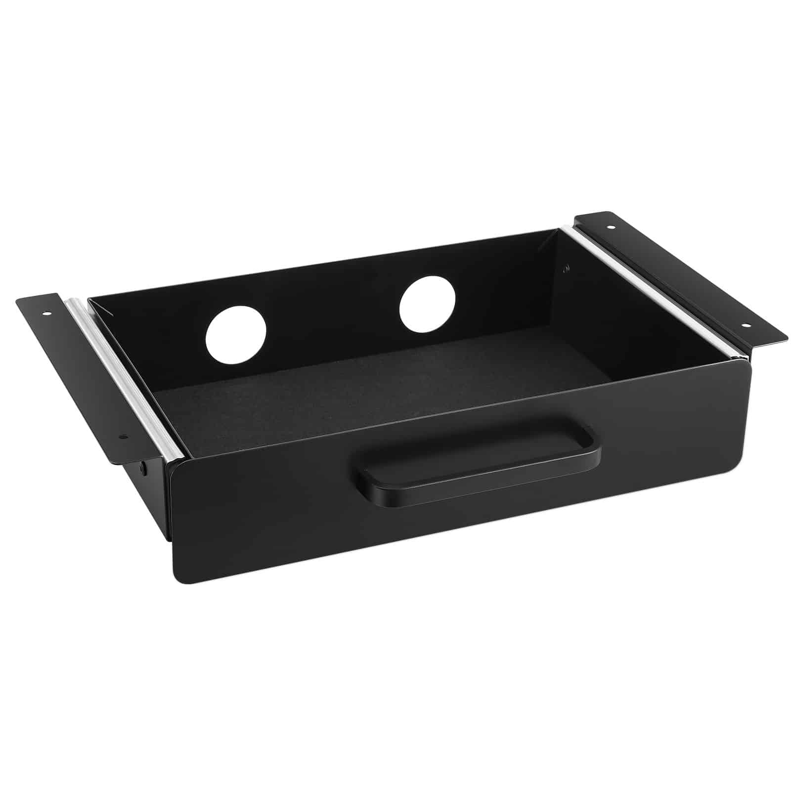 VEVOR 33cm Under Desk Pull-Out Drawer, Hidden Slide-Out Storage Organizer for Home & Office, Metal Mount, 38x20x7cm — изображение 11