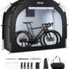 VEVOR Waterproof Outdoor Bike Storage Tent for 1–2 Bicycles, Ventilated, Easy Setup, Durable Fiberglass Frame, UV & Rain Protection