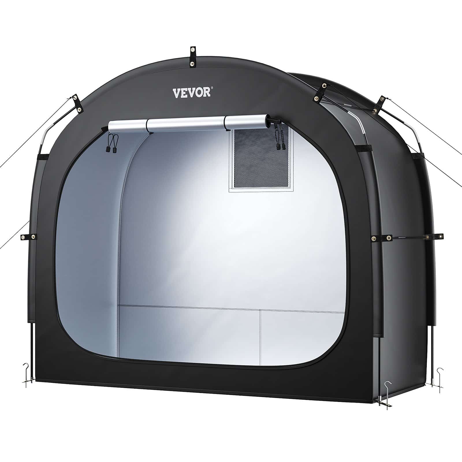 VEVOR Waterproof Outdoor Bike Storage Tent for 1–2 Bicycles, Ventilated, Easy Setup, Durable Fiberglass Frame, UV & Rain Protection — изображение 10
