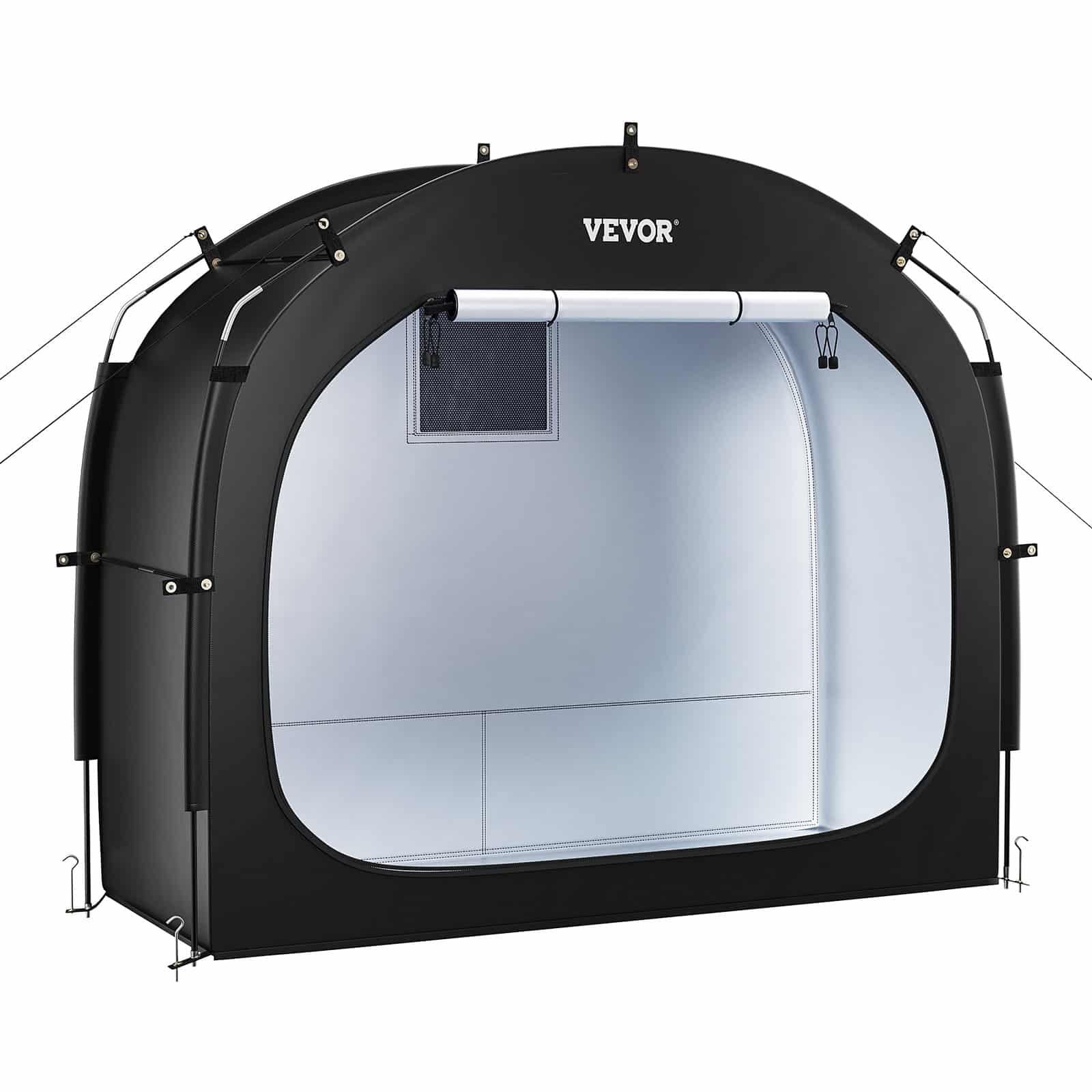 VEVOR Waterproof Outdoor Bike Storage Tent for 1–2 Bicycles, Ventilated, Easy Setup, Durable Fiberglass Frame, UV & Rain Protection — изображение 9
