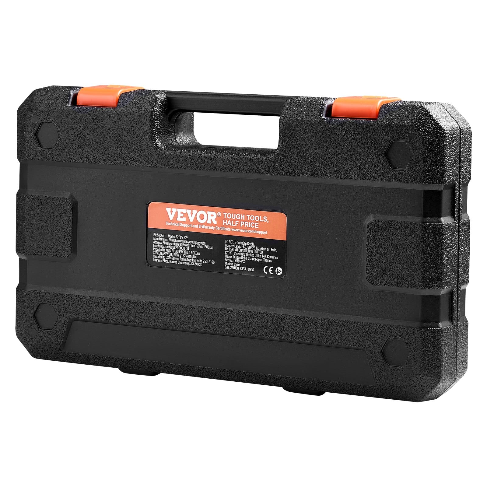 VEVOR 32-Piece Hex Bit Socket Set, S2 & Cr-V Steel, Metric & SAE, 6.35/9.5/12.7mm Drives, with Storage Case for Auto Repair - Pilt 12