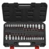 VEVOR 34-Piece Torx Bit Socket Set T6–T70, S2 & Cr-V Steel, 6.35/9.5/12.7 mm Drives, Tamper-Proof, Storage Case Included