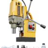 VEVOR Magnetic Drill Press 1400W, Ø40mm Boring, 50mm Depth, 800RPM, 12500N Force, for Metal Drilling & Industrial Use