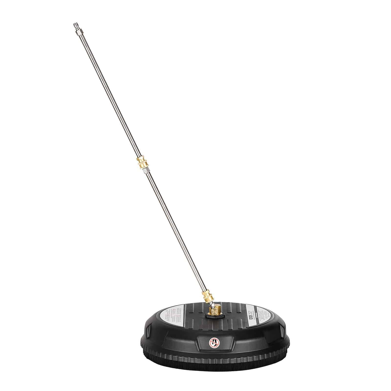 VEVOR 38cm Pressure Washer Surface Cleaner with 4 Wheels, 3000 PSI, 2 Nozzles, 2 Wands, 1/4 Quick Connector for Patio & Driveway — Attēls 9