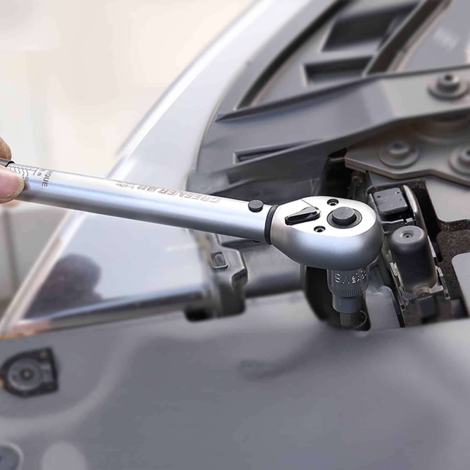 VEVOR 10-Piece Triple Square Spline Bit Socket Set M4–M18, Cr-V Steel, 6.35/9.5/12.7mm Drives, with Storage Case for Automotive Use - Pilt 8