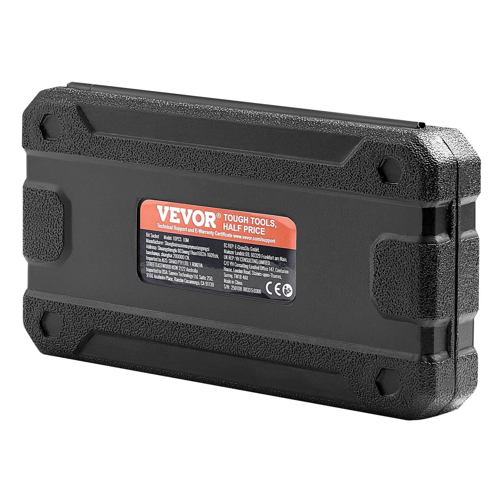 VEVOR 10-Piece Triple Square Spline Bit Socket Set M4–M18, Cr-V Steel, 6.35/9.5/12.7mm Drives, with Storage Case for Automotive Use - Pilt 12