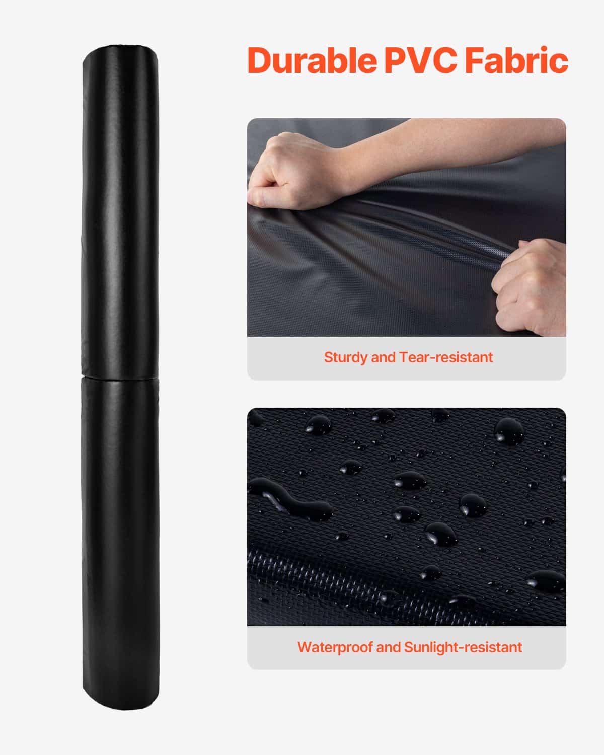 VEVOR Basketball Pole Pad 180cm Tall, 30mm Thick Waterproof Foam Padding for 50–160mm Round & 40–115mm Square Poles - Image 2