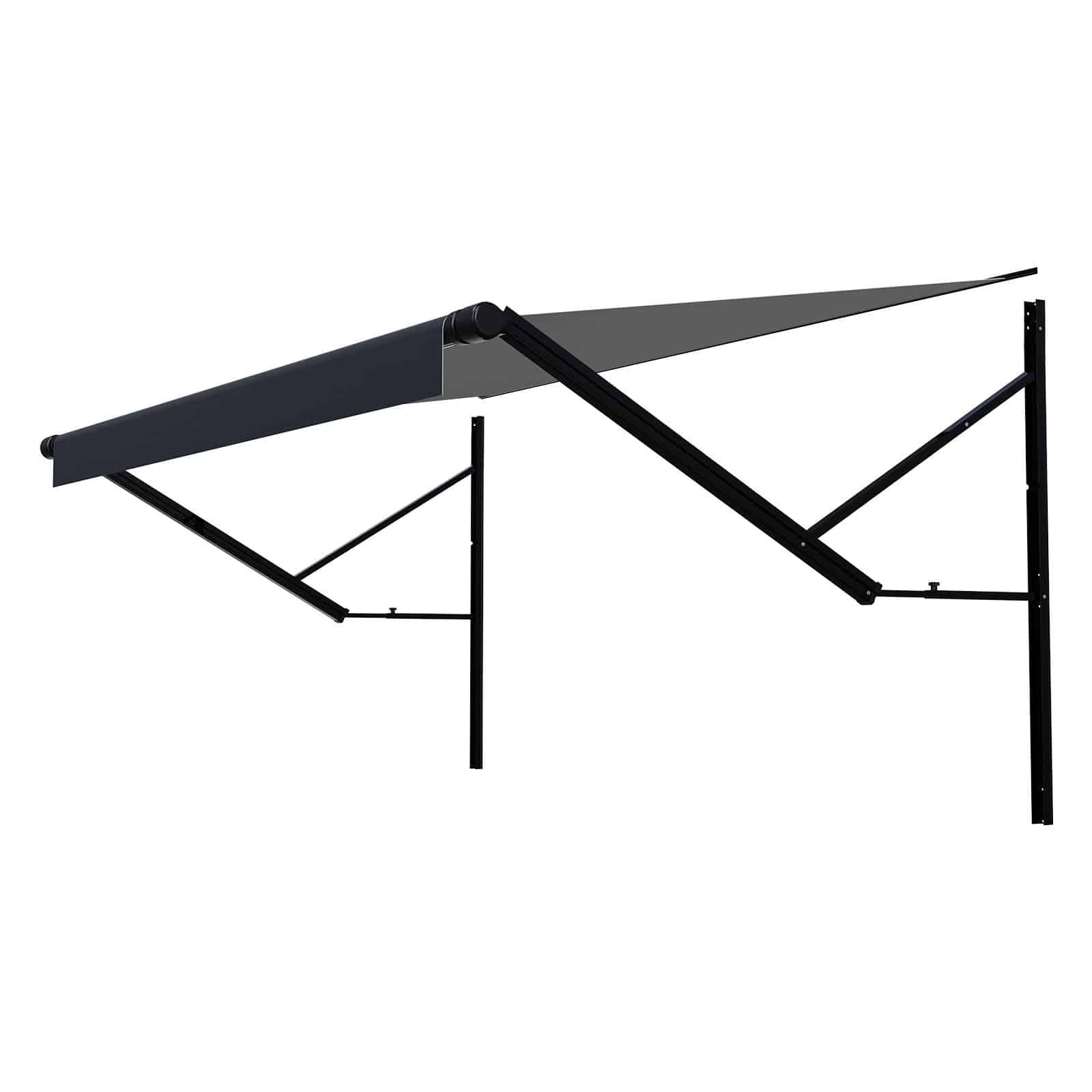 VEVOR Electric RV Awning Kit 3x2.4m, Retractable Waterproof Sunshade with Aluminum Frame, for Most RVs, Black Fade - Image 9