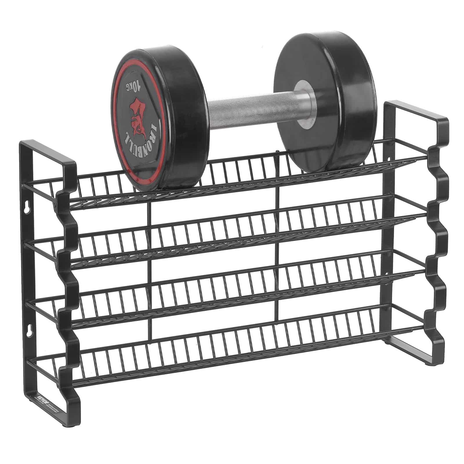 VEVOR 4-Tier Spice Rack Organizer with 36 Glass Jars, Labels & Funnel – Wall-Mount or Countertop, 45x28 cm Kitchen Storage — attēls 12