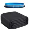 VEVOR 4.57 x 9.14 m Extra-Thick Oval Pool Liner Pad for Above Ground Pools, Recycled Geotextile Underlayment, Puncture-Resistant Mat