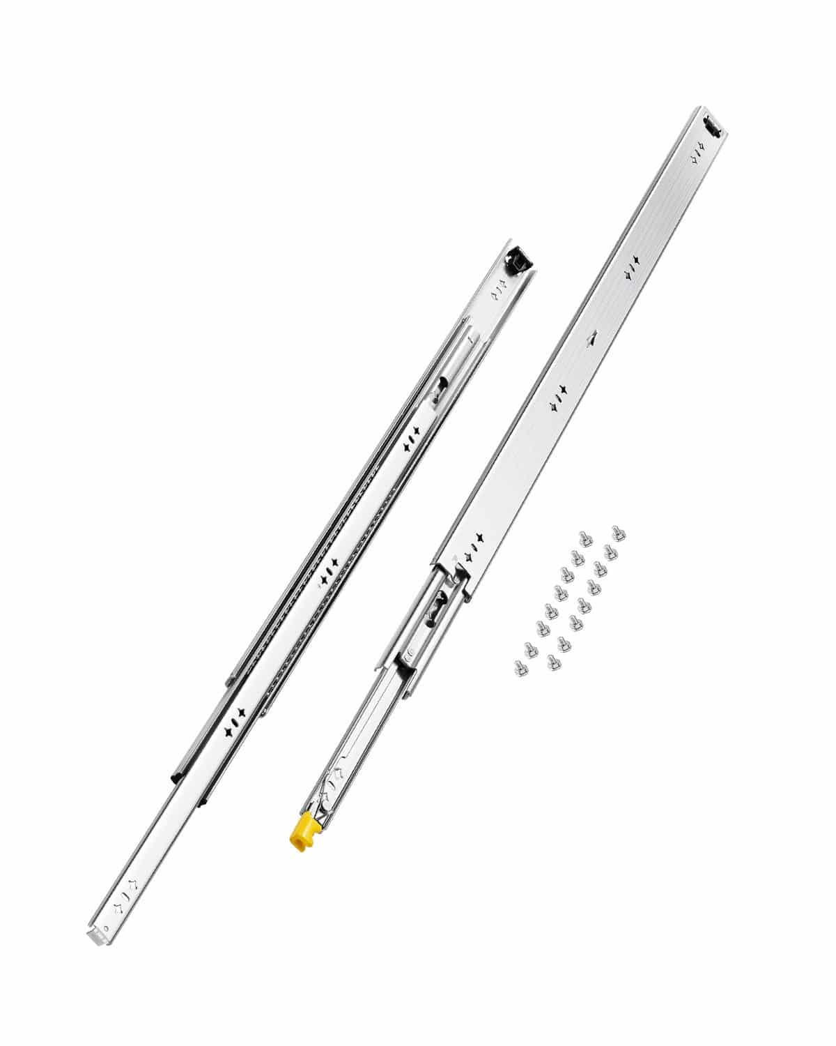 VEVOR Heavy-Duty Locking Drawer Slides, 1 Pair, Full Extension, Ball Bearing, 250 kg Load, 930 mm, Side Mount, Quiet Design